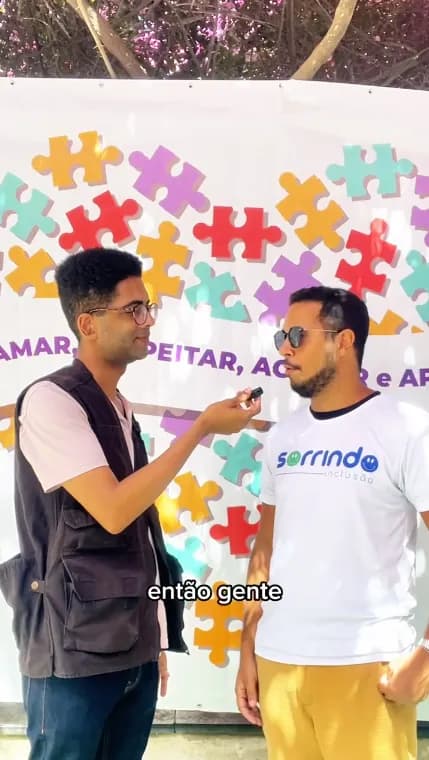 Entrevista durante o evento da APTEA